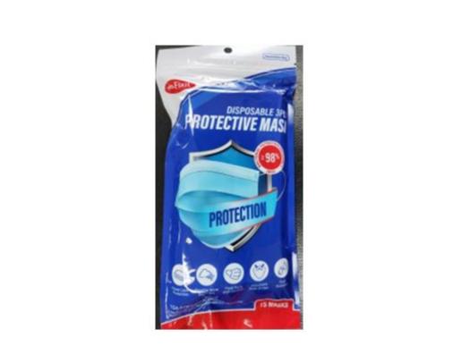 Disposable 3Ply Face Masks 15 Pk