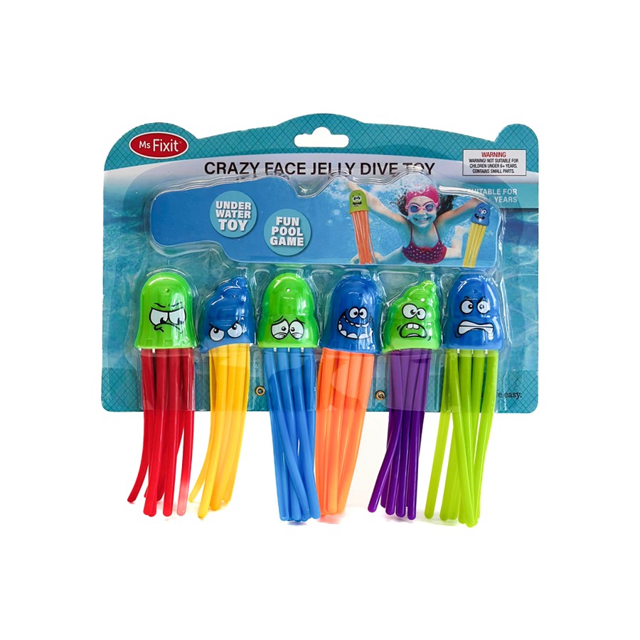 Crazy Faced Jelly Dive Toys