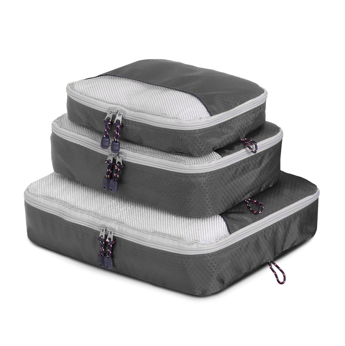3 Piece Packing Cubes - Grey