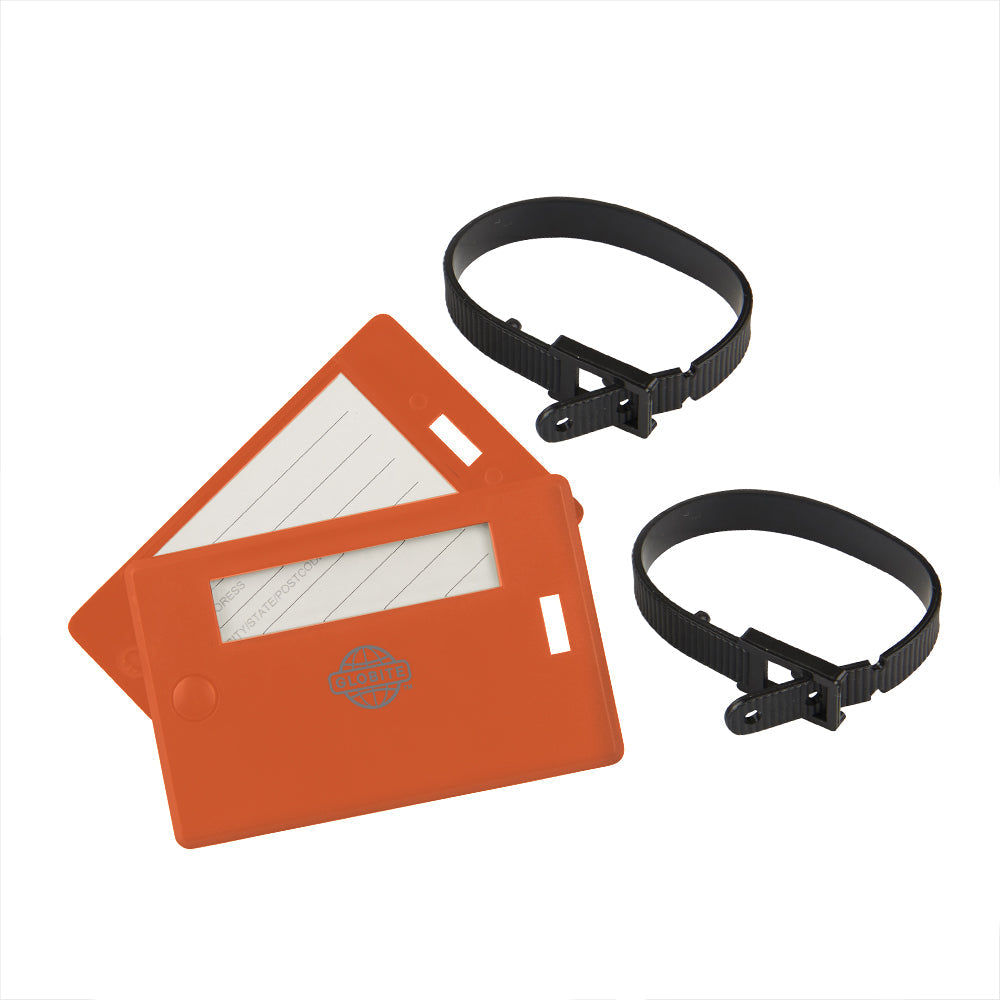 Swivel Luggage Tag 2pk - Orange