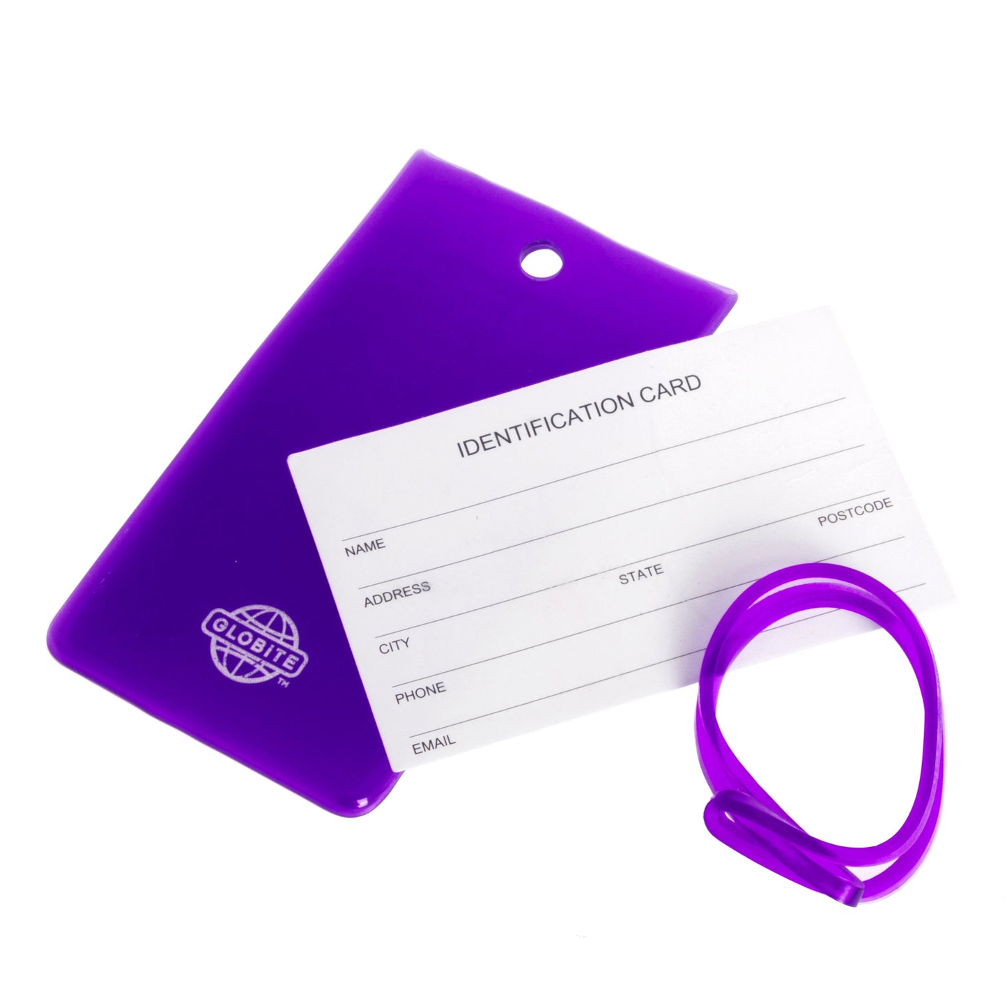 Jelly Tags 2Pk - Purple