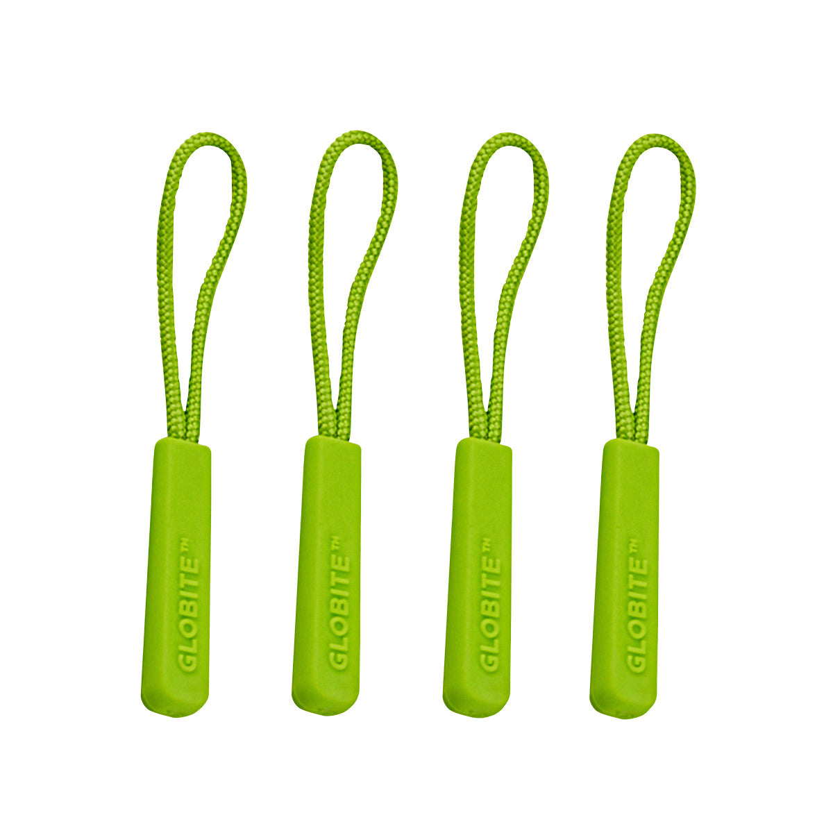 Zipper Puller 4 Pk - Green
