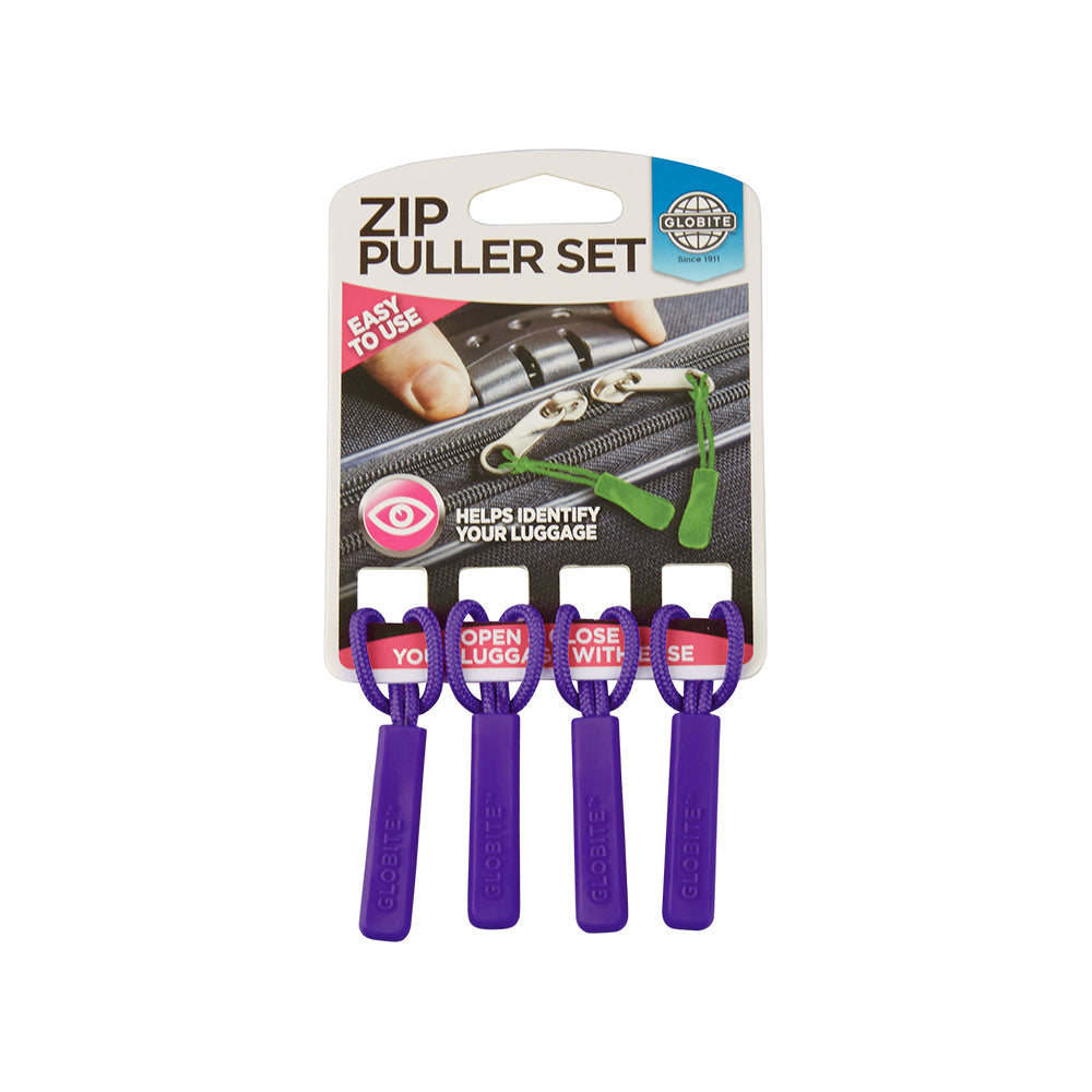 Zipper Puller 4 Pk - Purple