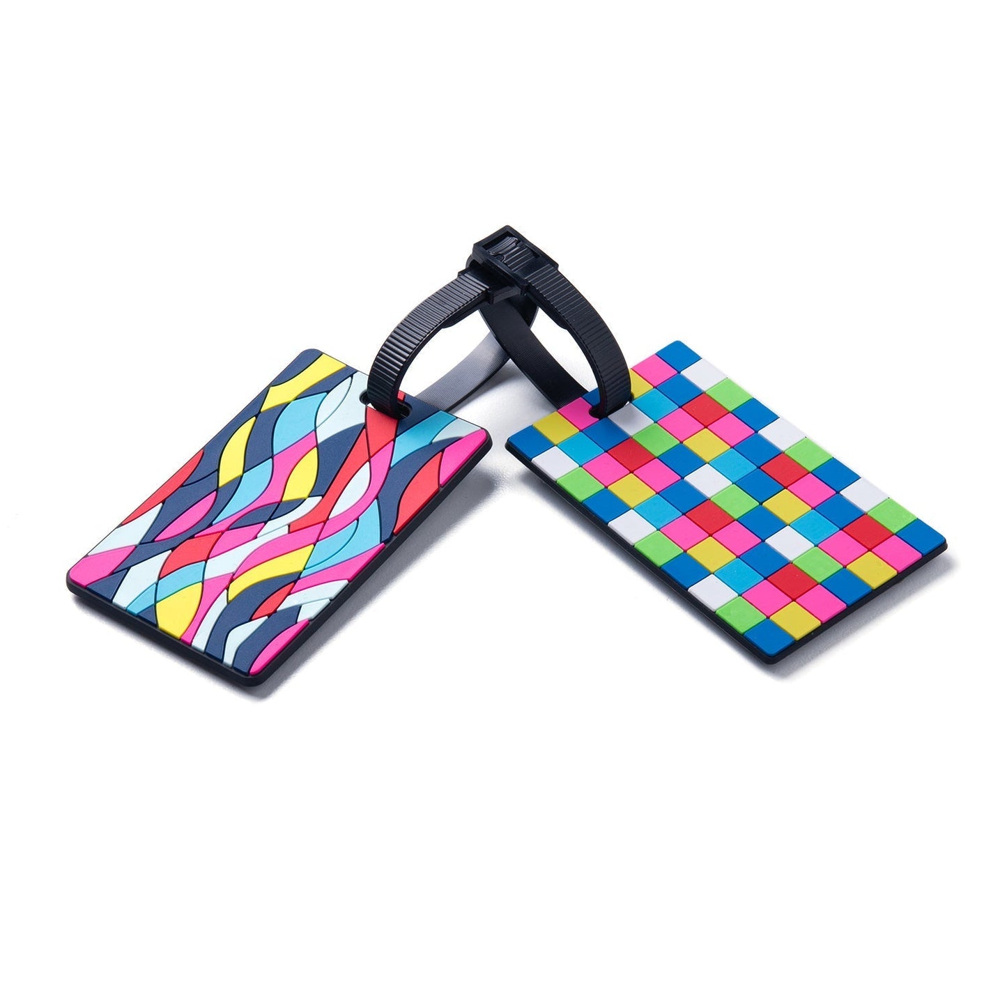 Silicone Luggage Tags 2pk - Assorted 1