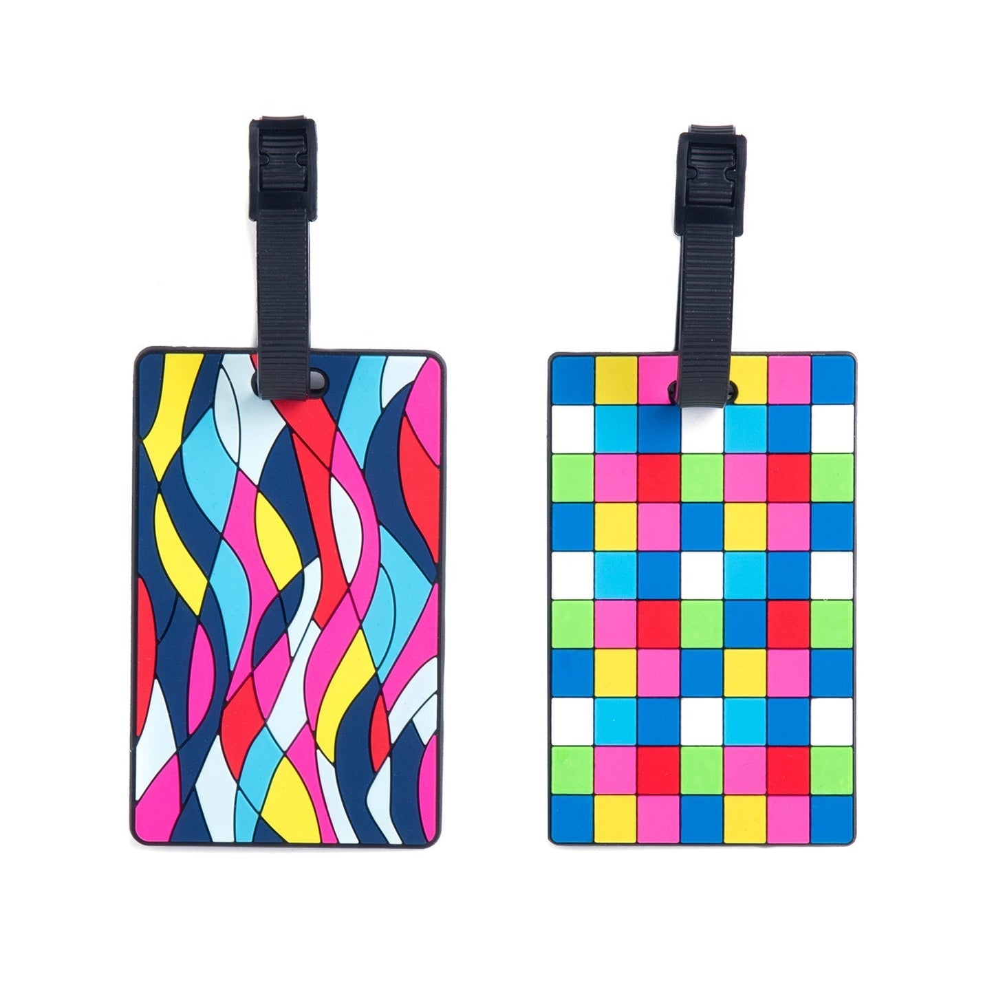 Silicone Luggage Tags 2pk - Assorted 1