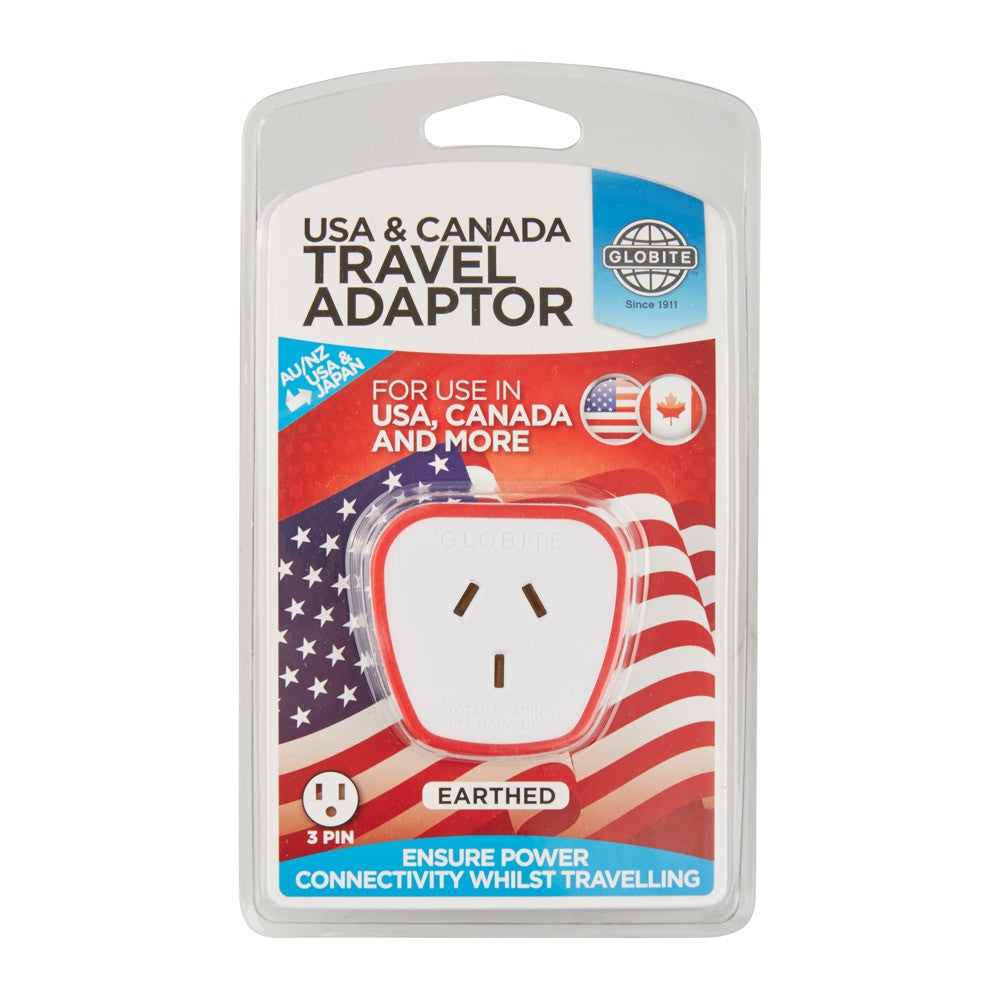 Outbound USA & Canada Travel Adaptor - globite
