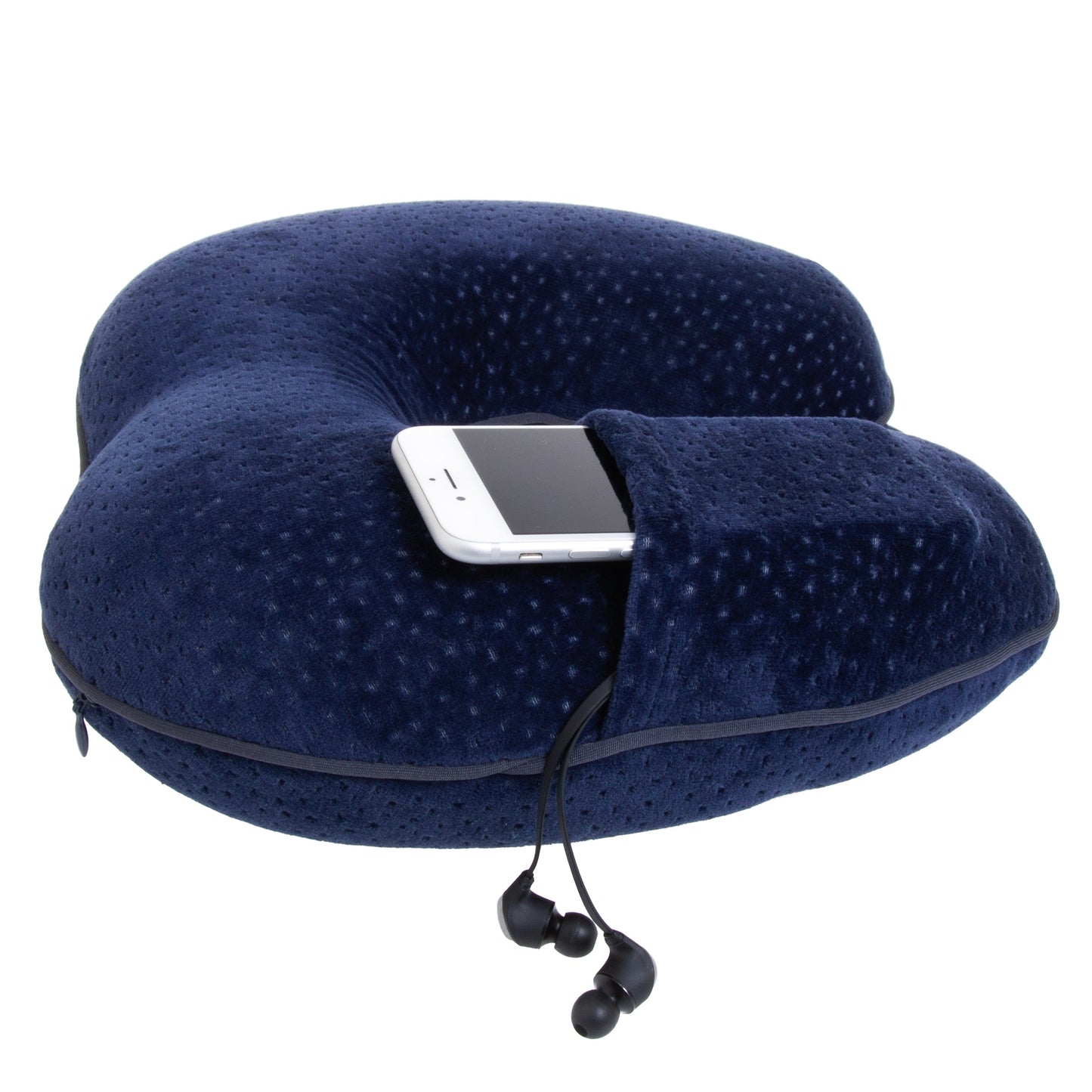 Voyager Memory Foam Neck Pillow - Navy