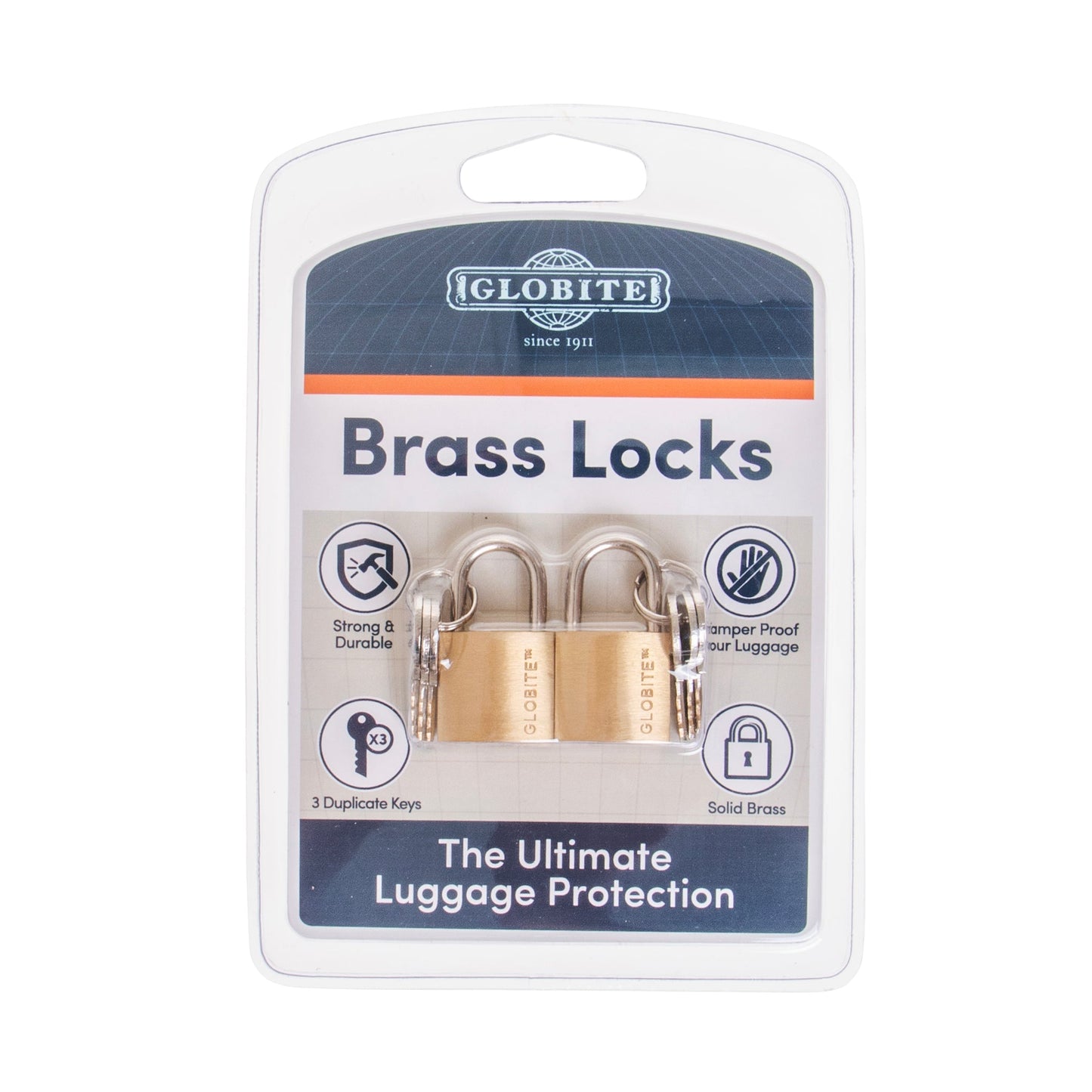 Brass Lock 2pk