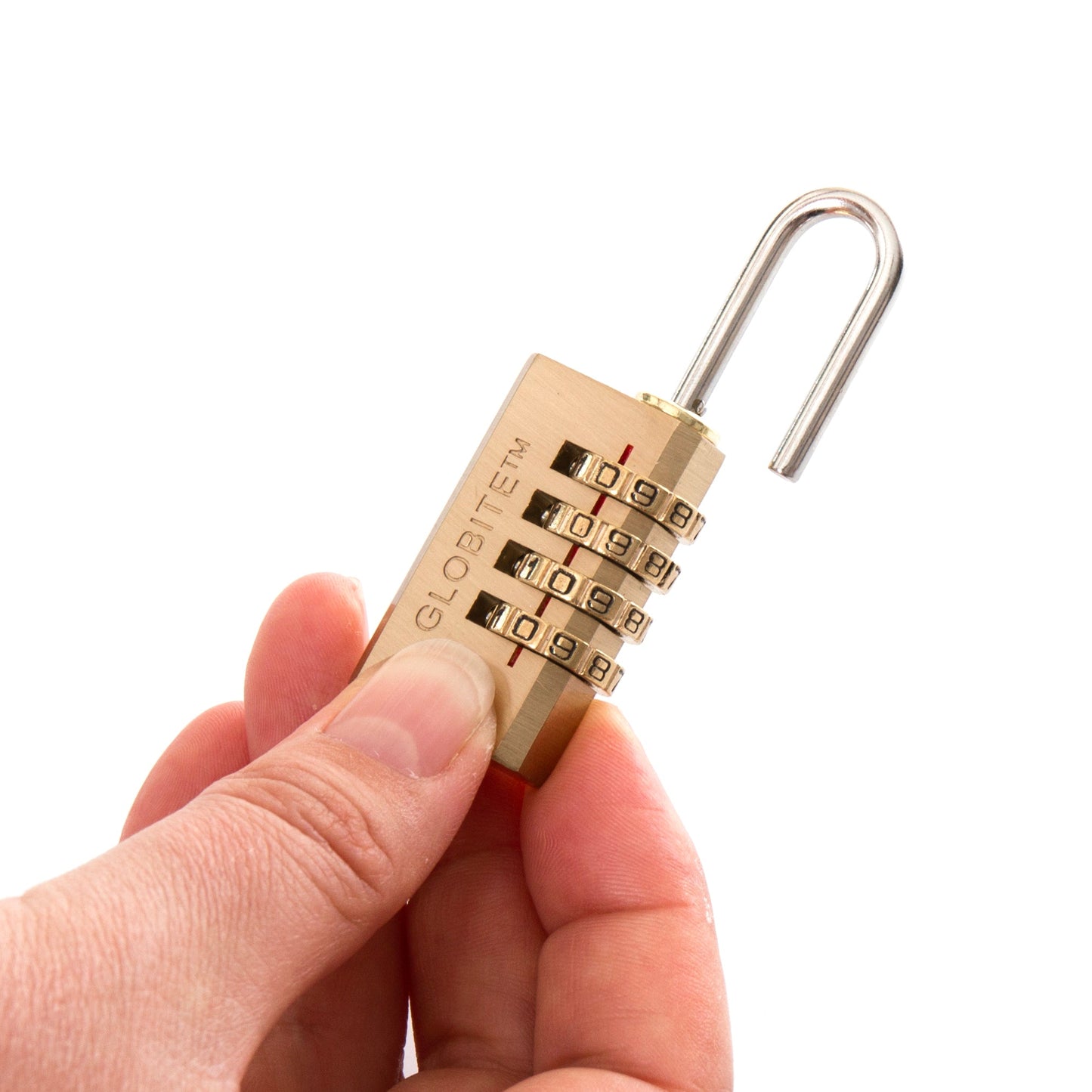 Brass Combination Lock 2pk