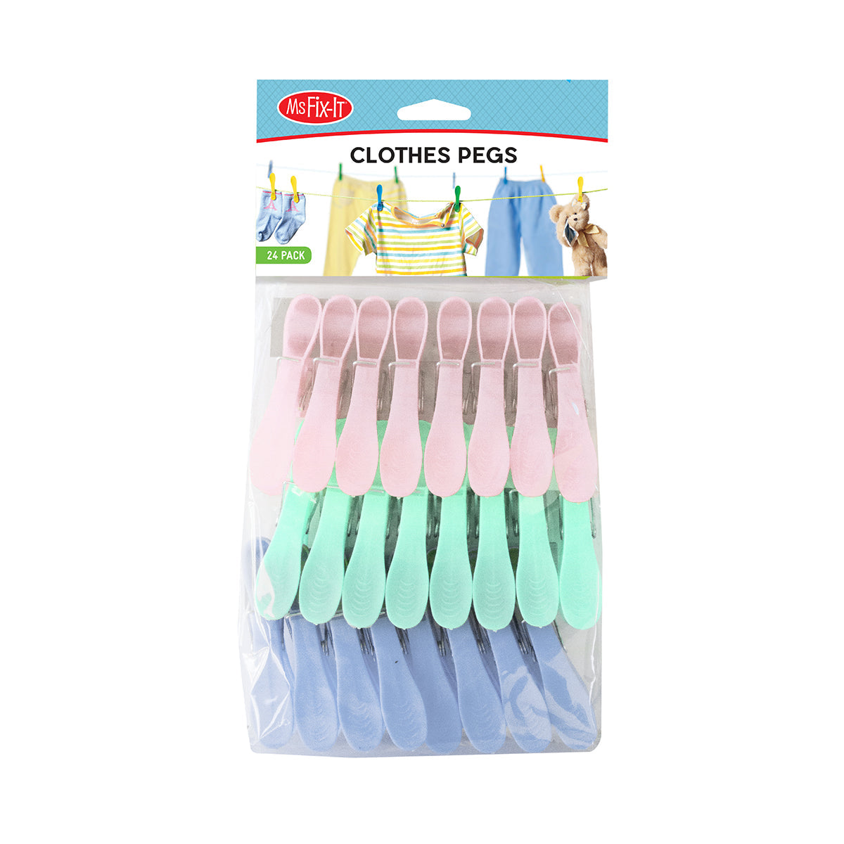 Clothes Pegs - 24 Pack