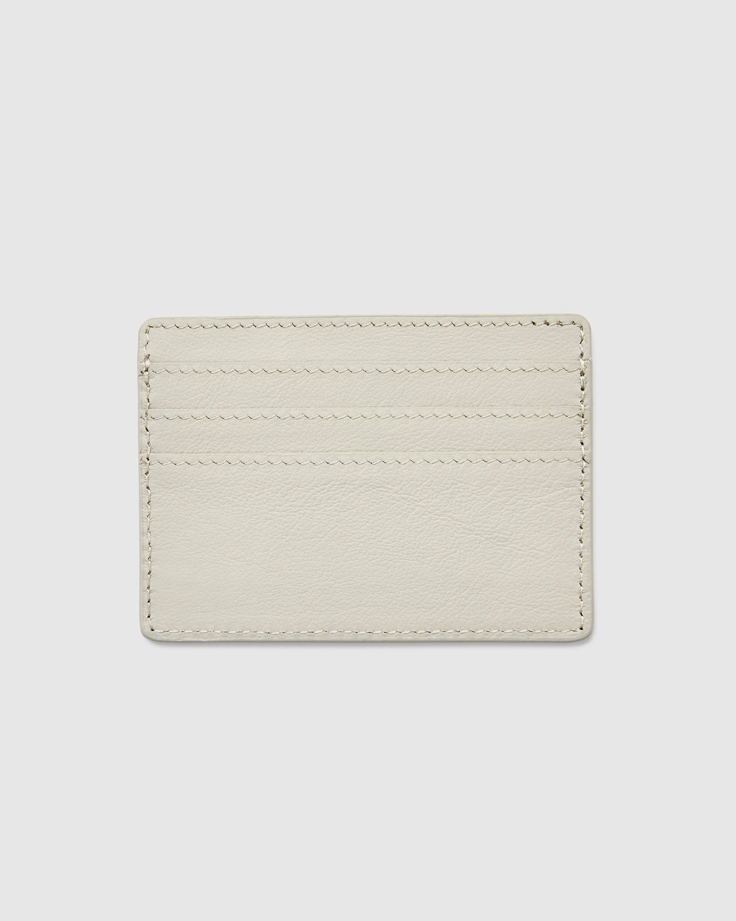 Leather Card Holder - Cinder Grey - Globite