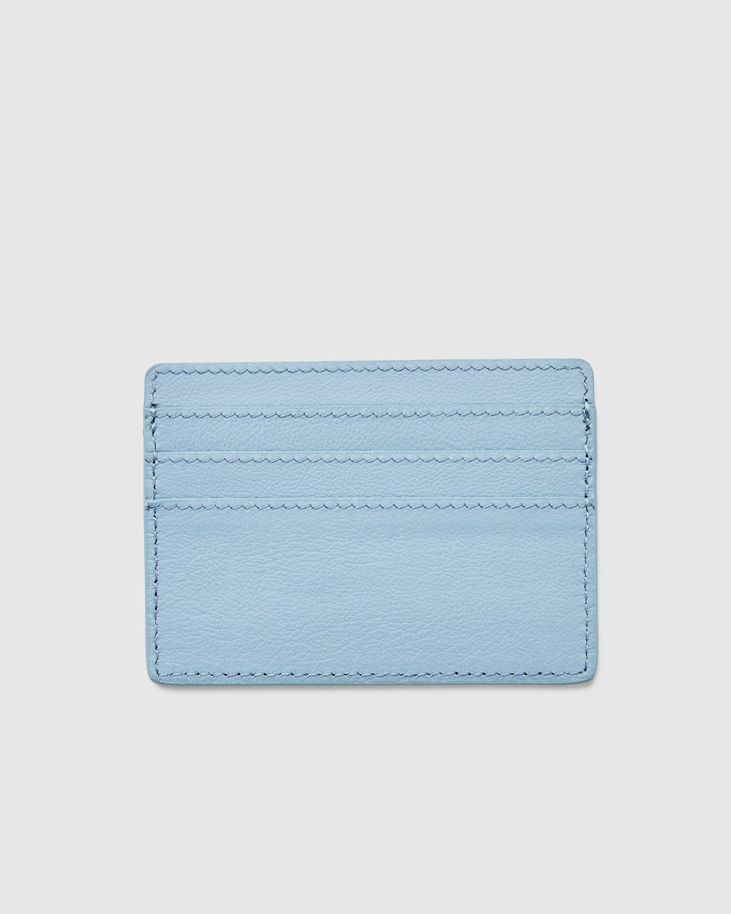 Leather Card Holder - Sky - Globite