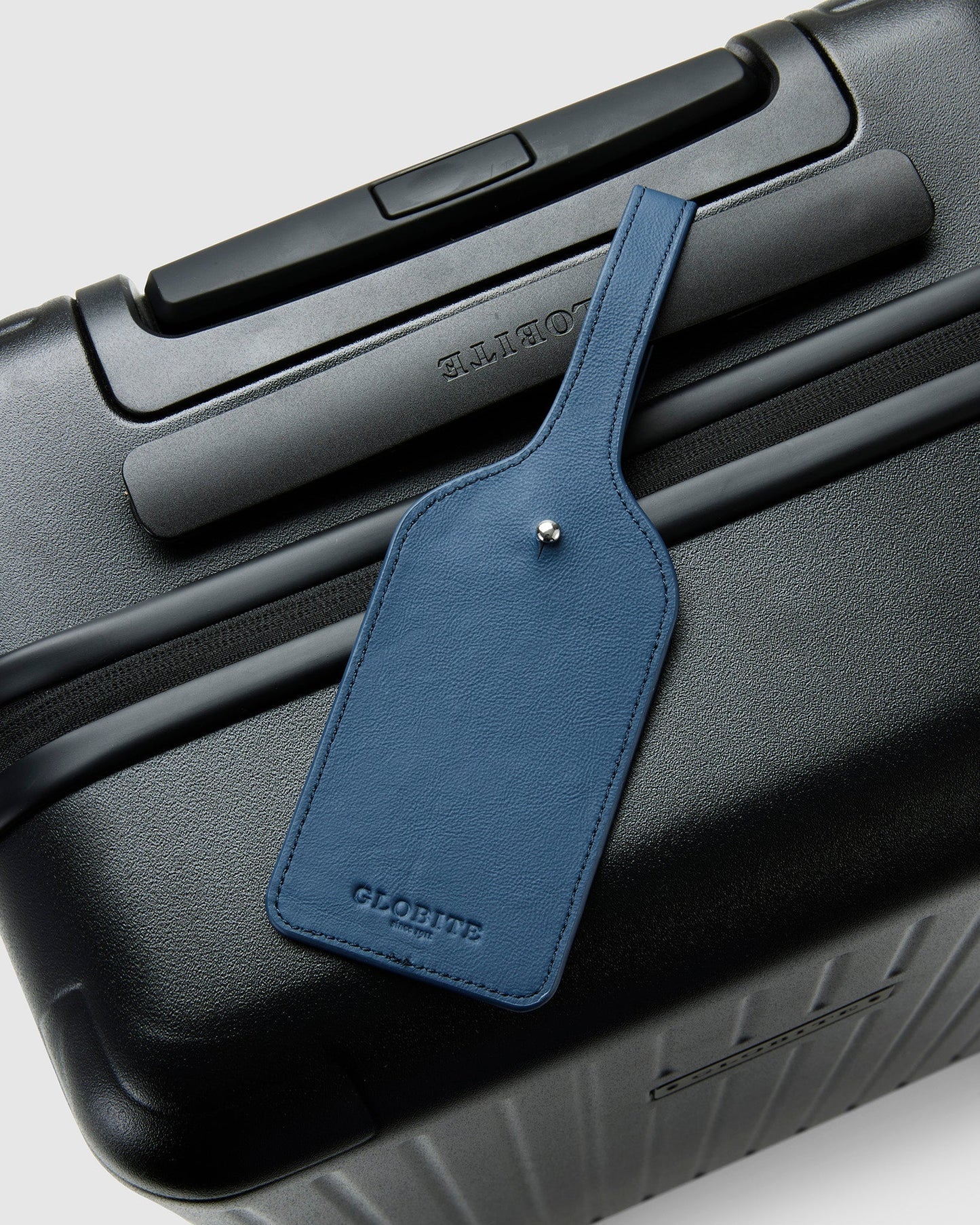Leather Luggage Tag - Night Blue - Globite