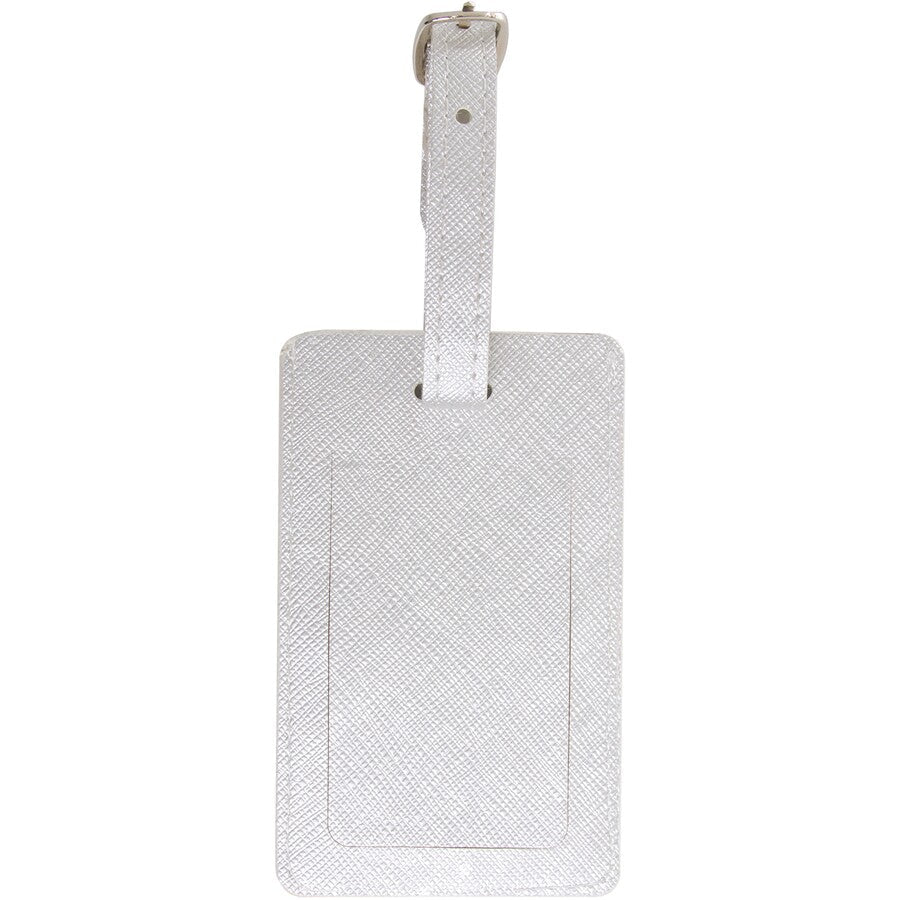 Luggage Tag Metallic Colour - Silver