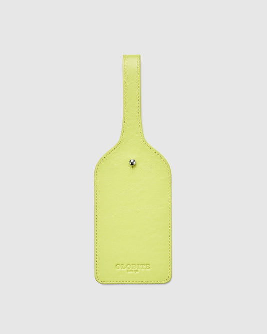 Leather Luggage Tag - Anise Green - Globite